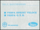 ART.LM34-Manuali uso e manutenzione  Vespa G.T.R.